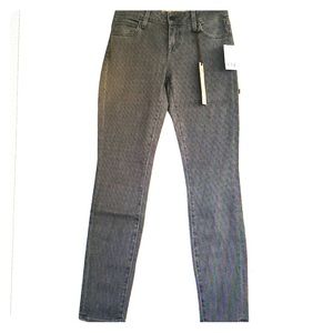 NWT Vince Waxed Crop Grey Wash Jeans. Size 25